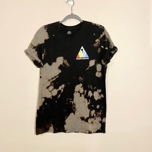 Imagine Dragons 2018 Evolve Tour Black Custom Bleach Dyed Band Tee Large